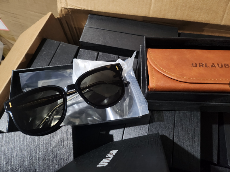 URLAUB Classic Sunglasses for Men & Women, Retro Eyewear with Luxury Wood Box & Leather Case, 5 Styles Available, UV400 Protection
