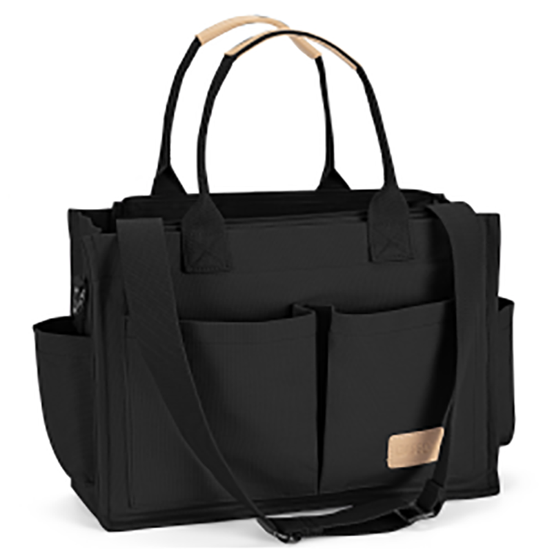 Multi-Pocket Canvas Tote Bag with Adjustable Strap - Large Capacity Travel Handbag - Wholesale Liquidation Closeout Deal - Multi-functional Shoulder Bag for Work, School, & Travel