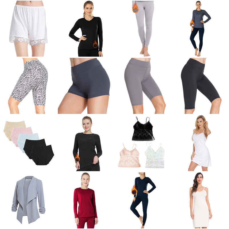 Women's Apparel Clearance: Lingerie, Loungewear, Shapewear & Thermal Underwear Sets, Wholesale Liquidation from US CA Warehouse.