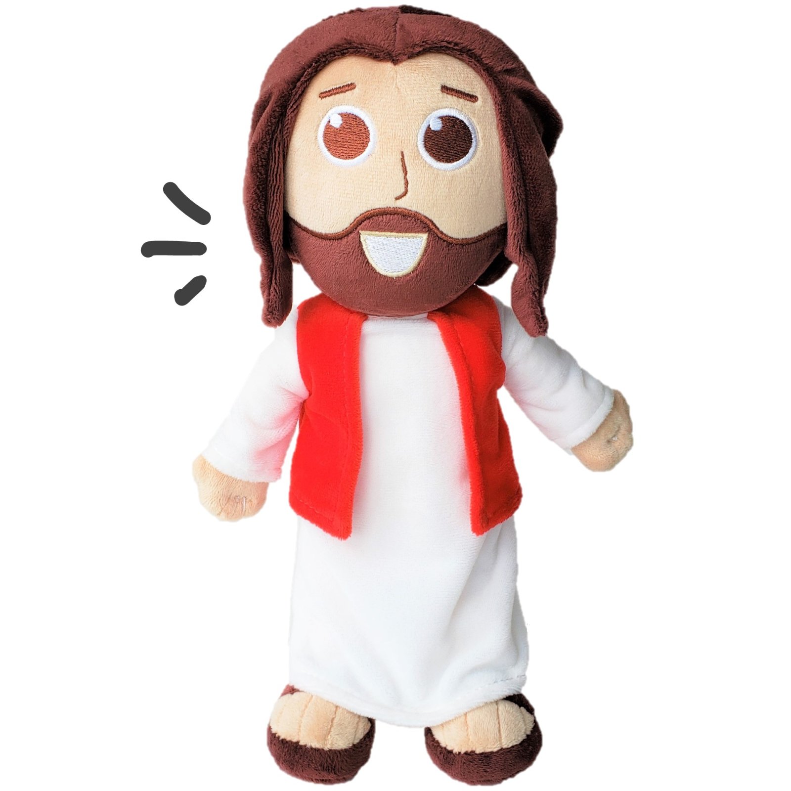 Talking Jesus Plush Toy with 20 Bible Verses and 3 Bible Songs, Religious Stuffed Doll for Kids, Christian Easter Gift for Church and Sunday School