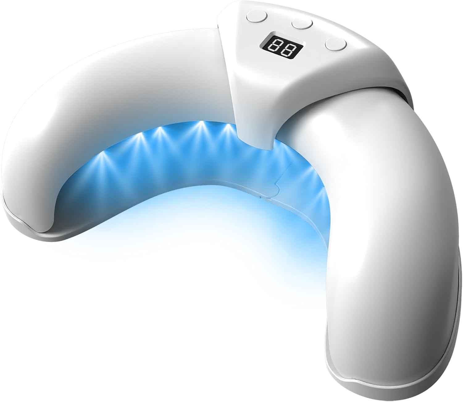 Treating nail fungi has 18 lamp beads,Toenail Fungus Funga Light Beam Device Treatment Therapy Style Toe Nail Fungal