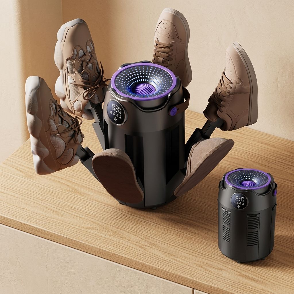 H1 Multi-Functional 6-Arm Intelligent Shoe & Boot Dryer