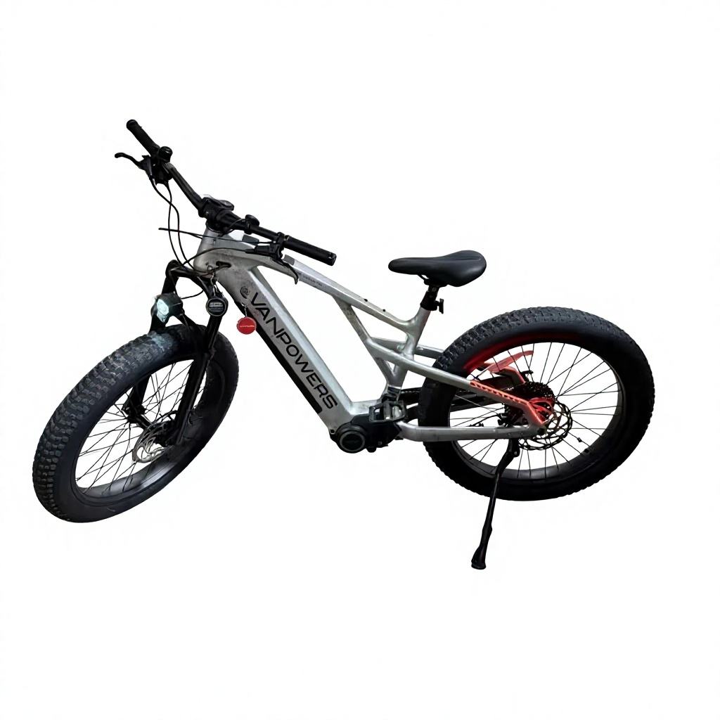 GrandTeton-Ultra Fat Tire Electric Bike - 500W High-Speed Motor, 48V 14.4Ah Battery, 26" All-Terrain Tires, 150kg Max Load, EN 15194 Certified E-MTB
