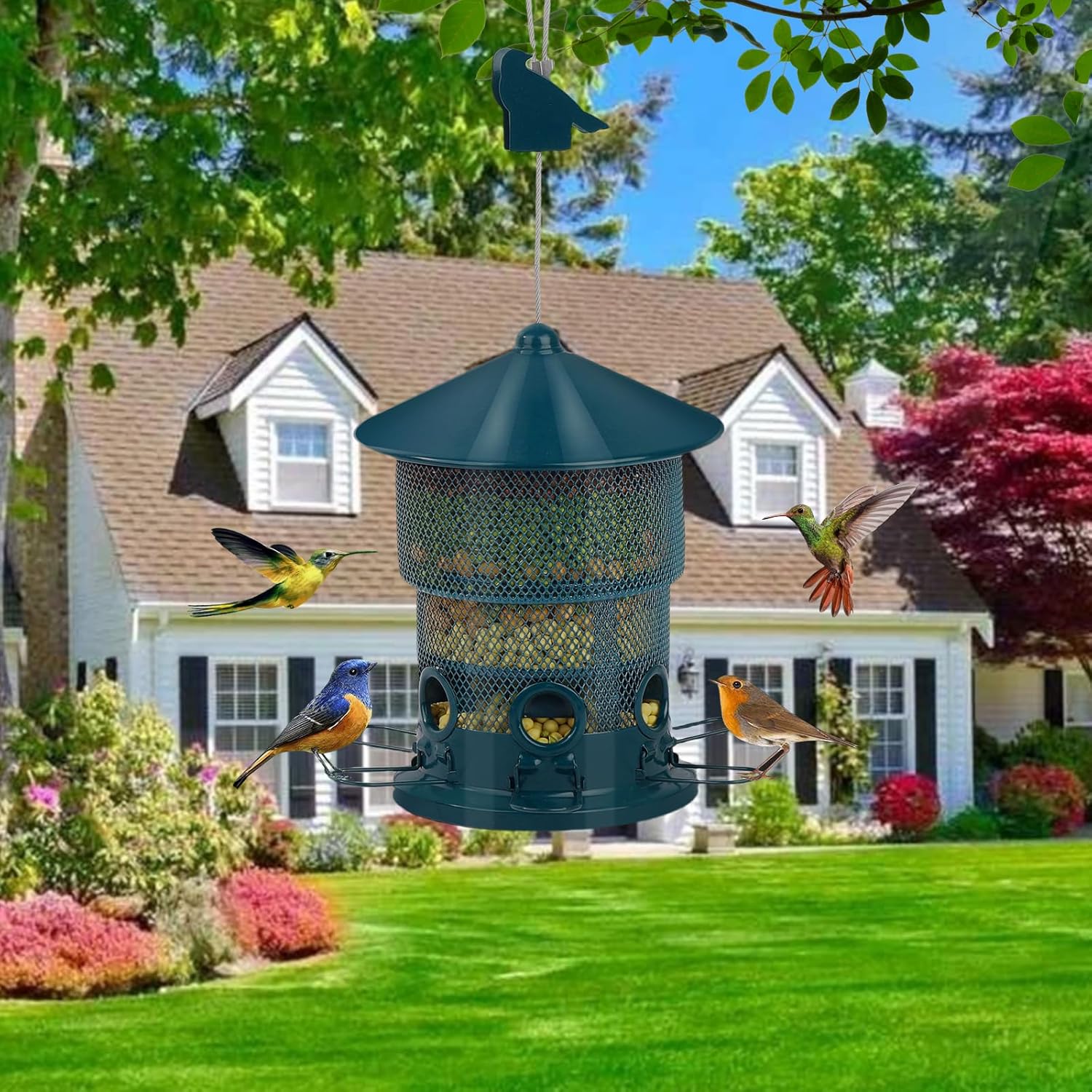 Hanging Bird Feeder Squirrel Proof - Image 3