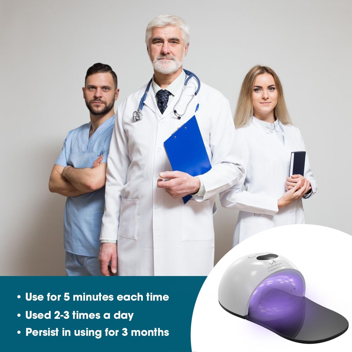 Vathery Fungal Nail Light Device for Toenails and Fingernails - Image 3