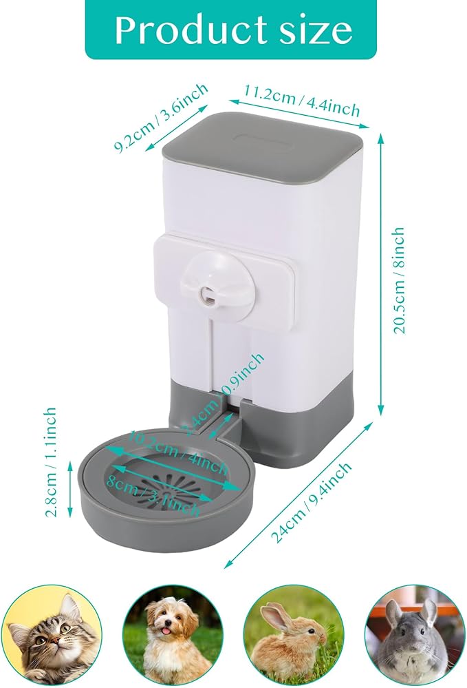 50 oz (approximately 1.4 kg) rabbit water bottle, leak free, easy to clean, top filled suspended gravity water dispenser, suitable for rabbits, guinea pigs, cats, dogs, and other small animals, leak free - Image 3