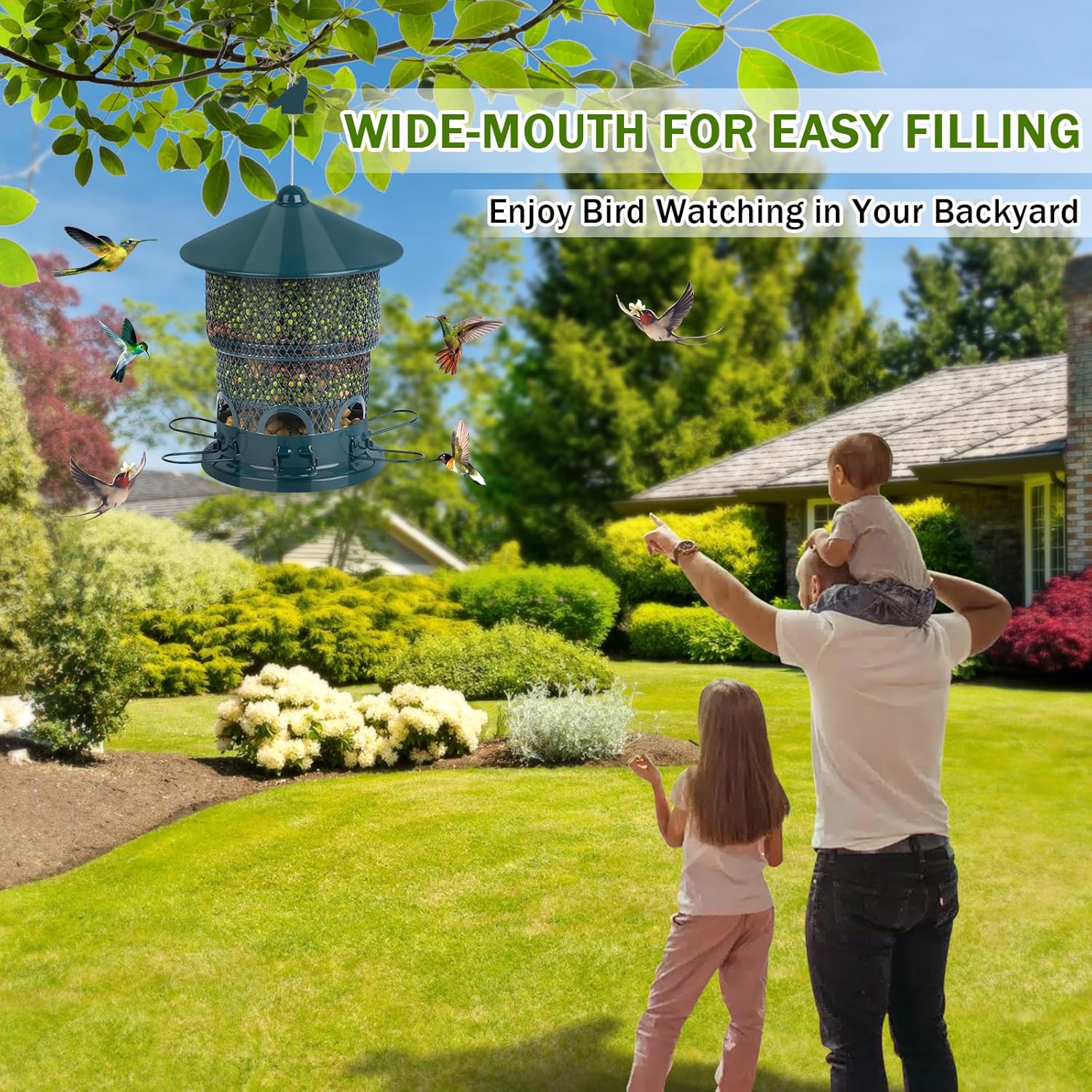 Hanging Bird Feeder Squirrel Proof - Image 9