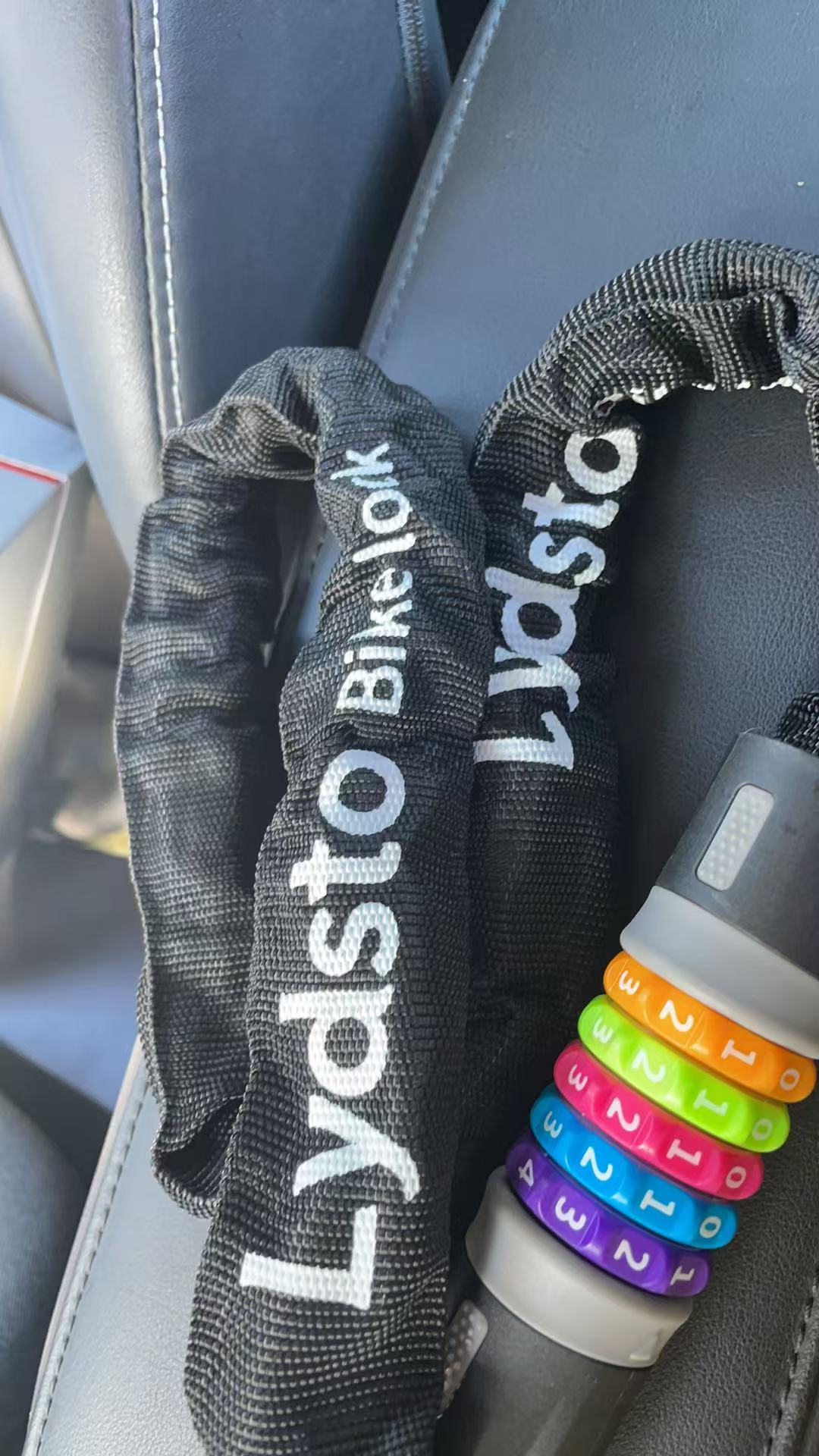 KRILLIQ Anti-Theft Combination Chain Lock - 5-Digit Code, Cut-Resistant Heavy Duty Lock - Image 4