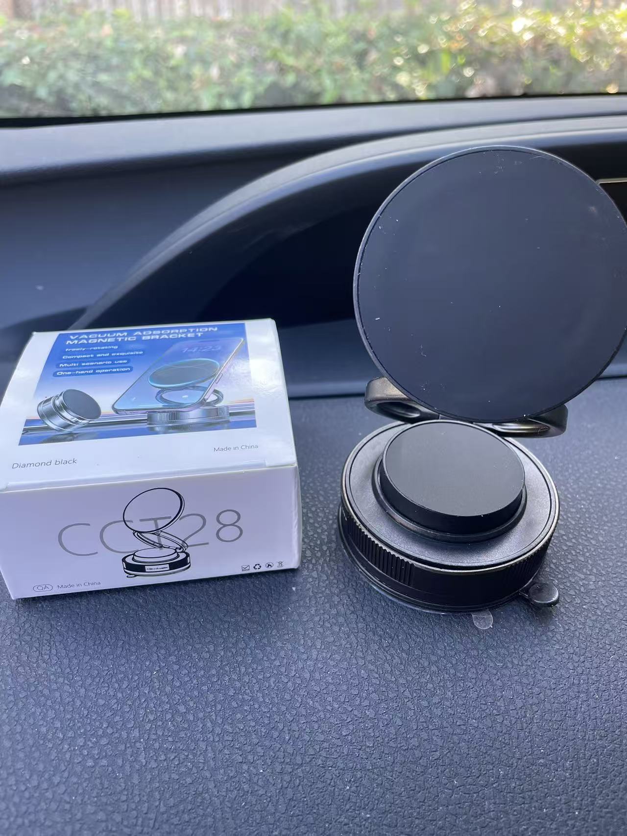 Voowow Phone Stand, 360° Adjustable Magnetic Phone Holder with Vacuum Suction