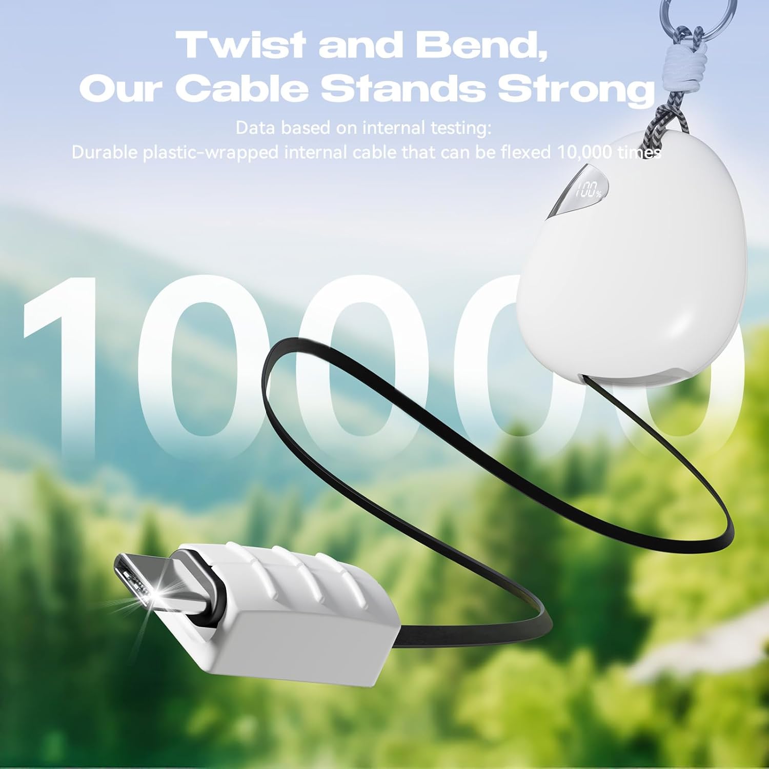 Portable Charger Power Bank 10000 mAh 65CM Fast-Charging - Image 3