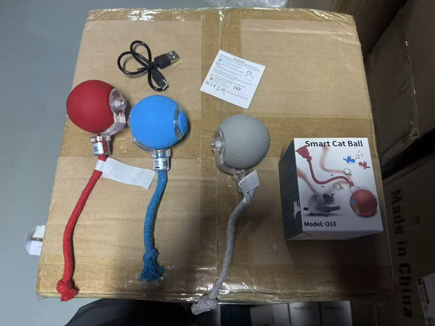 Interactive Cat Toys Ball for Indoor Cats Fast Rolling onCarpet, Chirping & Motion Activate Cat Toys - Image 4