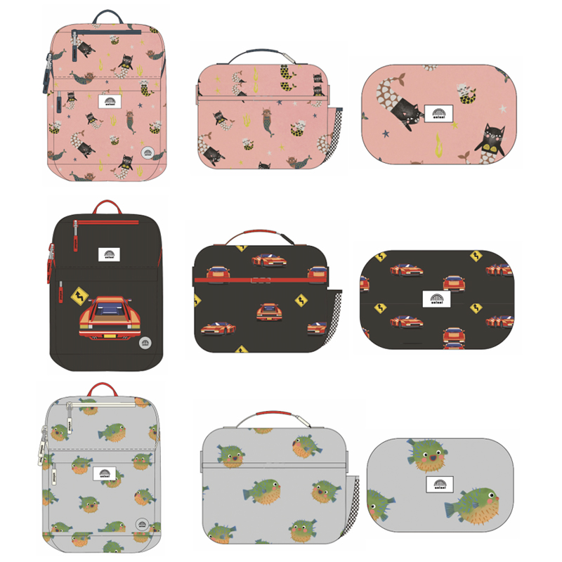 Stationery Bag, Lunch Bag, Backpack 3-Piece Set — Clearance Wholesale - Image 10