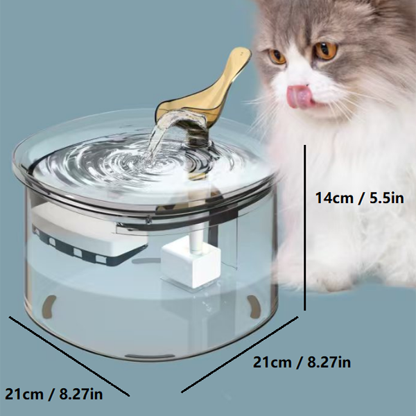Cat Water Fountain.3L/101oz Pet Water Fountain,Cat Waterer With Quiet PumpAnd 2-Layer Filtration - Image 3