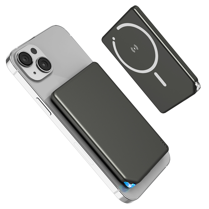 Magnetic Wireless Power Bank 5000/10000mAh, Ultra-Slim Portable Charger with Fast Charging, Magsafe Compatible External Battery Pack for iPhone 15/14/13/12 Series - Image 3
